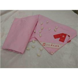 带标粉色蚕丝套子